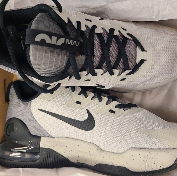 Men's Nike AIR MAX ALPHA TRAINER 5 Lt Iron/Black/Pewter DM0829-013 Sz 10 + 10.5 - Picture 5 of 6